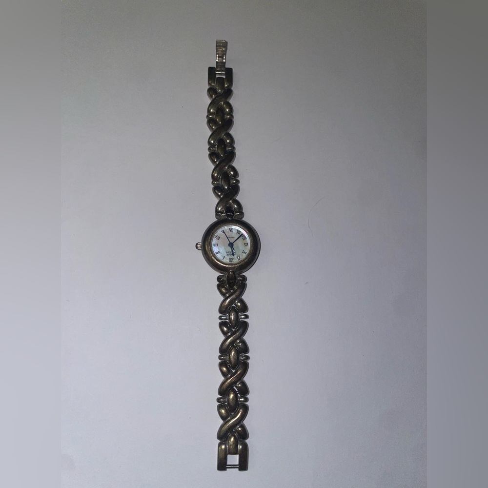 Vintage Solid Heavy 925 sterling silver Anne Klein Watch